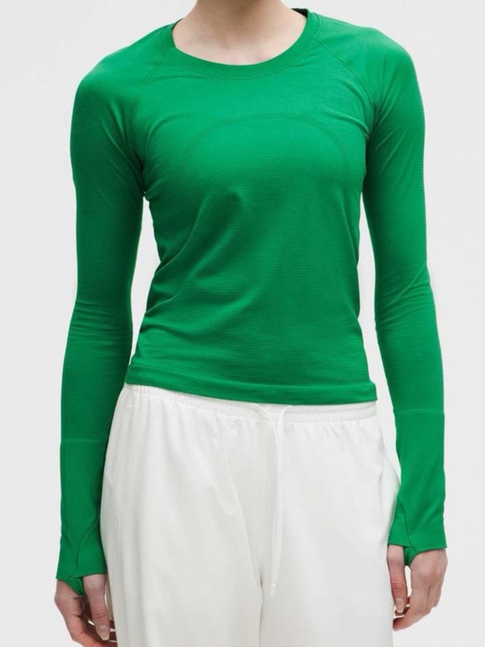 Women’s 4 Lululemon Swiftly Tech Long-Sleeve Shirt 2.0 Raceway Green